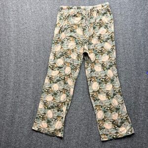 Family Guy Pajama Pants Mens Large Green Camo Stewie Griffin Military Lounge